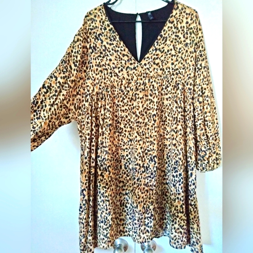 ZARA TRF LEOPARD DRESS